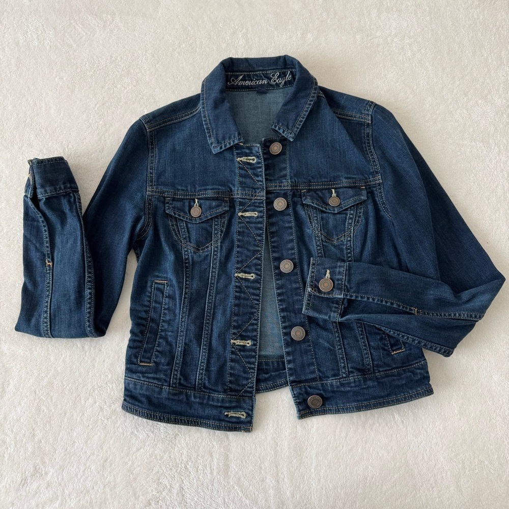 American Eagle Dark Jean Jacket